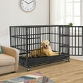 Boldbone XL Indestructible Dog Crate Cage, Heavy Duty, High Anxiety