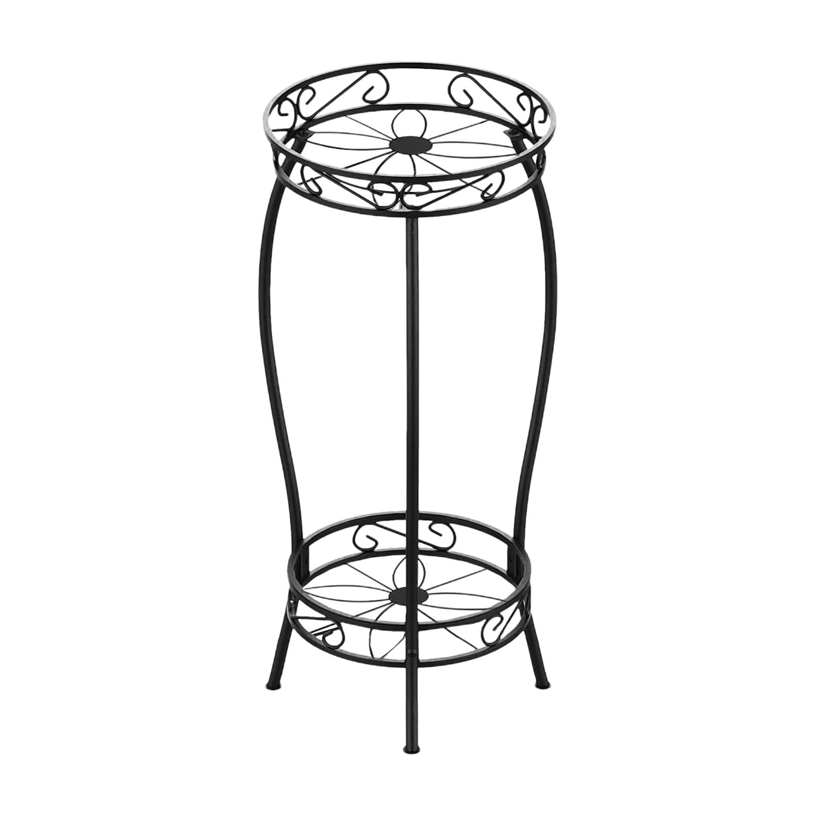 Wrought Iron Flower Pot Stand Planter Shelves ,Floor Standing Potted