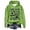 00-Light Green332, variant on XIAOCHA Women's Halloween Graphic Hoodie Witch Hat Print Long Sleeve Hooded Sweatshirt, Light Green, Sizes XL