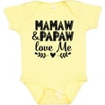 thumbnail image 3 of Inktastic Mamaw and Papaw Love Me Grandchild Boys or Girls Baby Bodysuit, 3 of 5