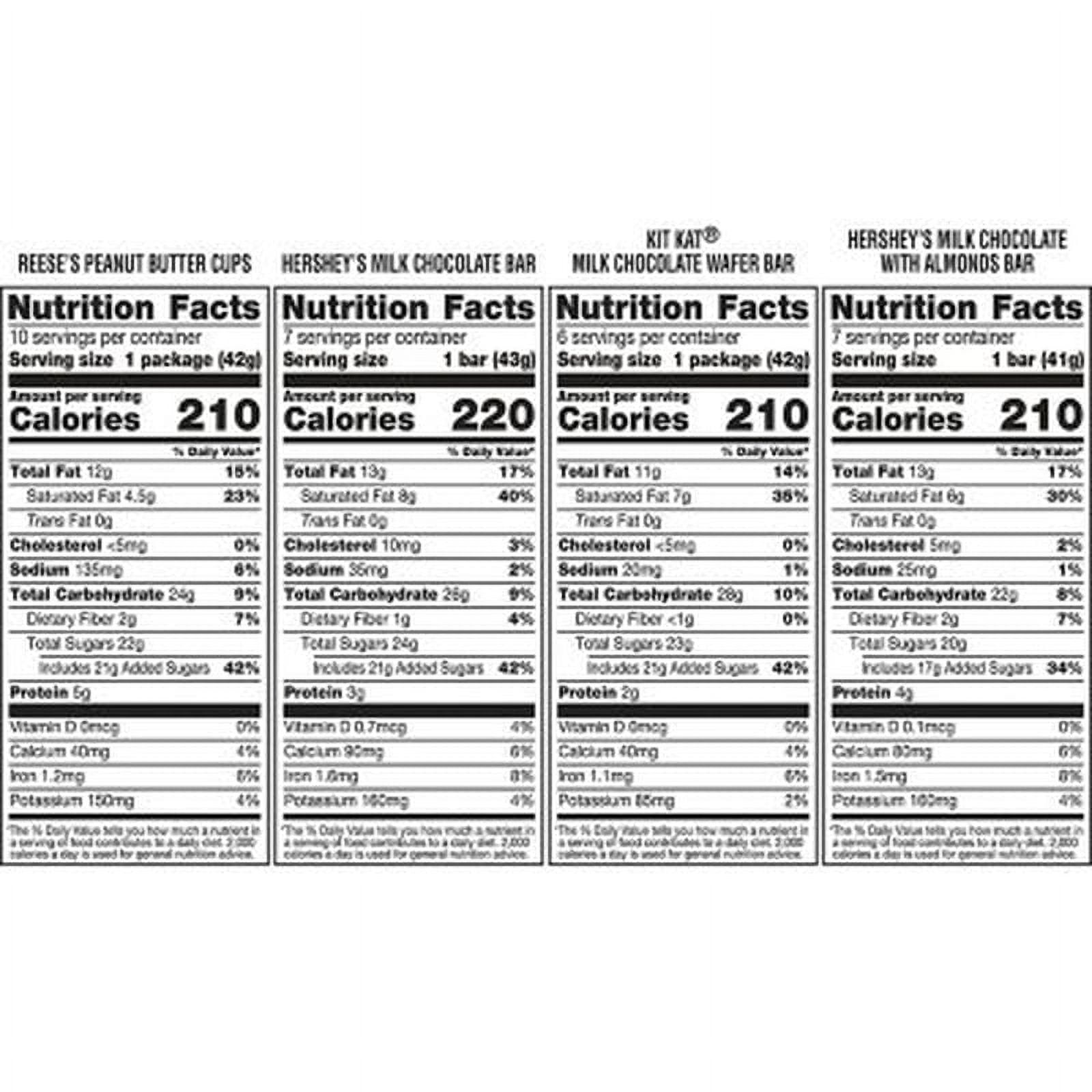 HERSHEYVariety Pack, Milk Chocolate Candy, 30 pk.