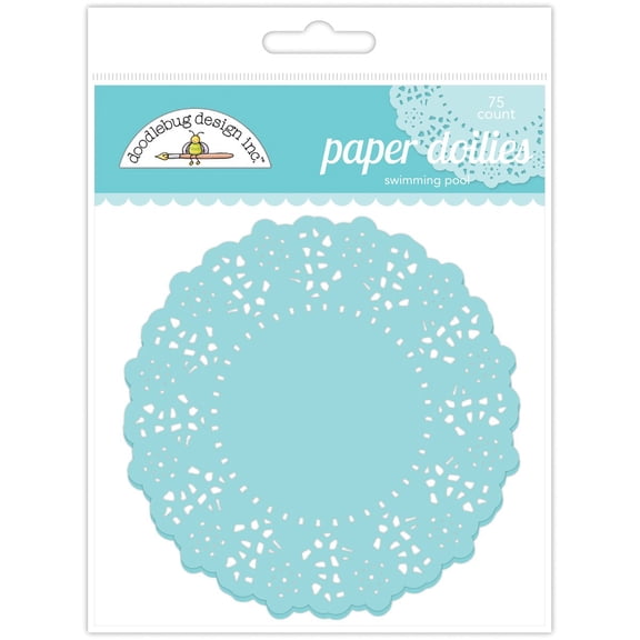 Doodlebug Doilies 4.5" 75/Pkg-Swimming Pool