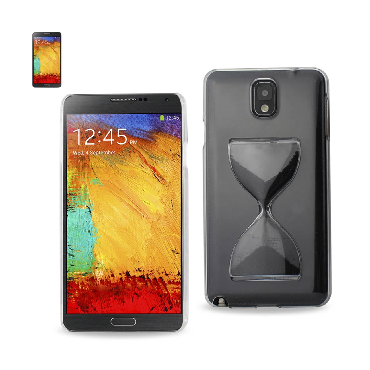 Samsung Dust Proof Phone Samsung Galaxy Note 3 3d Sand Clock Clear In -