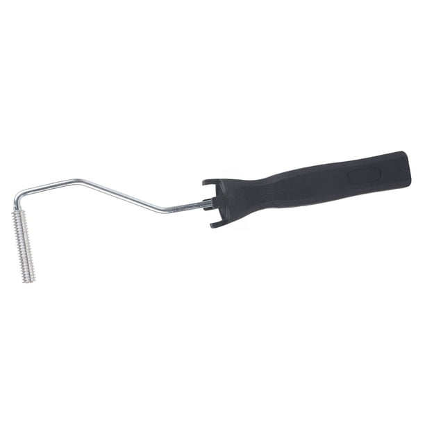 Risegun Rodillo de Fibra de Vidrio - Aleación de Aluminio Rodillo de laminación de Burbujas de Fibra de Vidrio Mango de ABS para Trabajos de Resina de PRFV(Rollo de diámetro 10 * 50 mm)