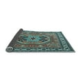 thumbnail image 2 of Ahgly Company Indoor Round Persian Light Blue Traditional Area Rugs, 4' Round, 2 of 4