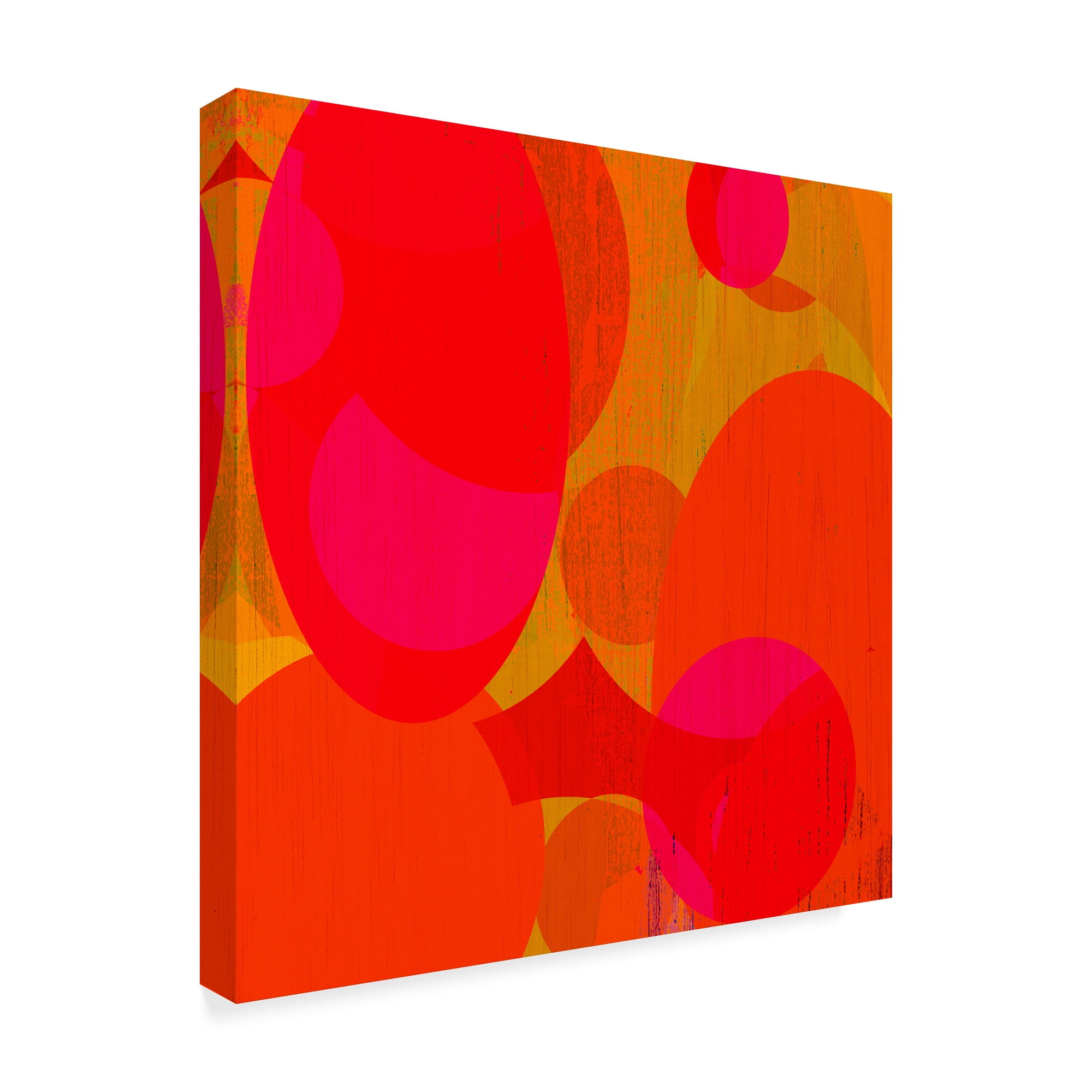 Trademark Fine Art 'Warm Ellipses I' Canvas Art by Ricki Mountain