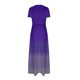 thumbnail image 4 of Vestido Corto de Verano de la Moda de las Mujeres Impreso de Manga Corta Cuello Redondo Tobillo de Longitud Vestido Casual, 4 of 7