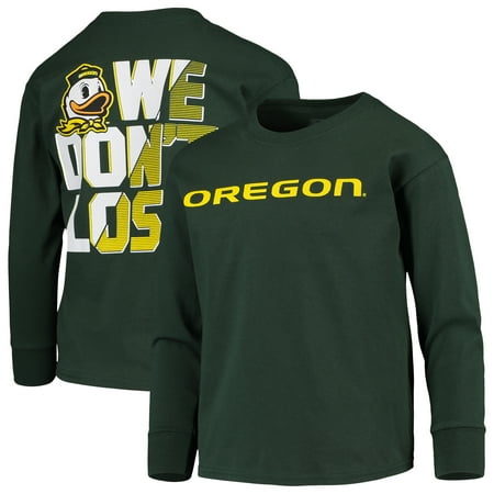 Youth Russell Athletic Green Oregon Ducks Graphic Long Sleeve T-Shirt
