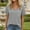 Grey, variant on Women's Casual V Neck Pocket Tee Short Sleeve Basic Top For Everyday Wear In Spring And Summer Machine Washable Versatile Style Tees Tops for Women Ladies Workout Exercise Wear for Women