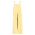 thumbnail image 3 of Abcomgle Girls Rompers Size 10-12 Casual Sleeveless Straight Leg Jumpsuit Back To School Trendy Overalls with Pockets, 3 of 5