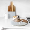 thumbnail image 4 of White Marble/Acacia Wood Round Board, 12", 4 of 4