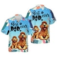 thumbnail image 3 of Best Goldendoodle Dad Ever Happy Father's Day Hawaiian Shirt Breathable Summer Unisex Merch Doodle Dog Lover Gifts Idea - 02006, 3 of 6
