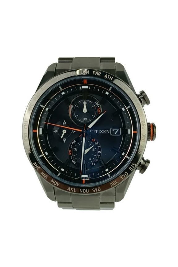 Pre-Owned CITIZEN Watch ATTESA ACT Line AT8185-62E H800-T025871 Black Super Titanium... (Good)