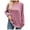 Pink, variant on Towmus Womens Sweaters Dressy Pleated Womens Tunic Tops Casual Blouses Fashion Long Sleeve Shirts for Women