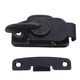 thumbnail image 1 of Cerraduras de mesa de hierro, hebillas para mesa de entrenamiento de comedor, conectores, pestillo de hoja de mesa, accesorios de hardware con tornillos negros, 1 of 7