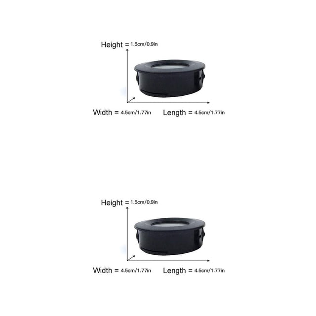Methold Termómetro higrómetro digital LCD Mini medidor de temperatura y humedad Medidor de reptiles Negro 2piezas