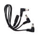 thumbnail image 1 of Adaptador de pedal de efectos para guitarra eléctrica, cable de alimentación de 9 V y 1 A, color negro 3 maneras, 1 of 7