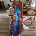 thumbnail image 3 of Abstract 3D Futuristic Geometric Plaid Design Sleeveless Dress Woman Fashion Long Dresses Women's Summer Suit Dress 2025, 3 of 7