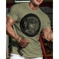 thumbnail image 2 of GYMISH Squat Bench Deadlift Men's Workout T-Shirt – Funny Motivational Gym Tee, Athletic Fit Weightlifting Shirt, 2 of 7