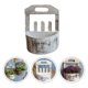 thumbnail image 1 of Light Grey Durable Plastic Flowerpot for Storage and Plant Display Perfect for Home or Office Use 6.5 Inches, 1 of 5