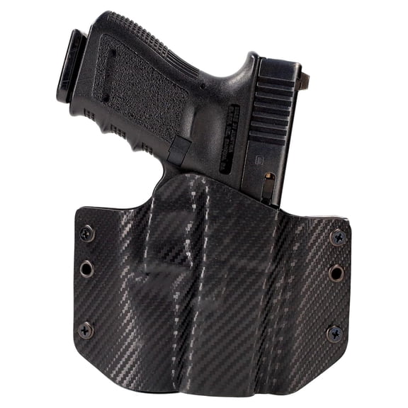 Black Carbon Fiber OWB Holster (Left-Hand, 92FS Without Rail)