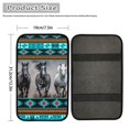 thumbnail image 4 of Renewold Car Center Console Cover for Women Men, Comfortable Soft Armrest Cover Pad Car Interior Accessories Decor Fit Most Vehicle, Southwest American Tribal Horse Teal Gray, 4 of 6