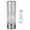 Silver Color, variant on Rupoun Premium Hydrogen Rich Water Bottle Portable Rechargeable Health Quantum Hydrogen Water Cup Dual-Layer Glass Smart Electrolysis 11.02 Inches / 28.0 cm Base Silver Color