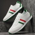 thumbnail image 6 of Men's Lace-Up Striped Low Top Retro Casual Sneakers, 6 of 7