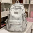thumbnail image 2 of Casual Daily School Travel Bag Lightweight 15.6 Inch School Backpack with Multi-Pocket Large Capacity for Women Casual (Grey), 2 of 4