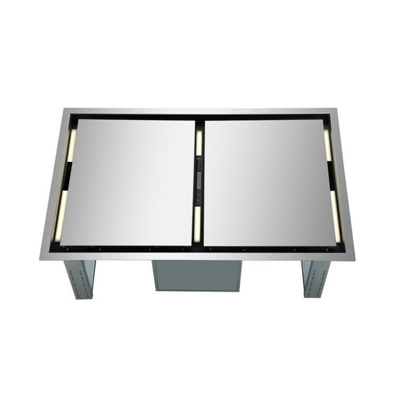 Arezzo - 44" Celling Range Hood with Perimetric Heat, Odor, Gases and Steam Air Capture