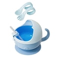 thumbnail image 1 of Cuenco Para Bebés Contenedor De Comida Ventosa Cuenco Para Niños Niños Niñas Azul, 1 of 10