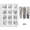 thumbnail image 1 of Fiudx Accesorios de Aleación para Uñas, Diamantes de Imitación Deslumbrantes, Diseños de Diamantes de Imitación con Formas, Gemas Versátiles para Decoración de Uñas, Manualidades Diy, Ocasiones Espec, 1 of 3