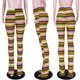 thumbnail image 5 of Leggings de mujer estampados cintura alta cintura elástica fiesta Yoga estribo pantalones de cintura alta patrón Leggings para mujer, 5 of 7