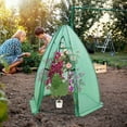 thumbnail image 4 of Heavy Duty Hexagonal Greenhouse for Outdoor Plants – Portable Garden Cold Frame with Durable PE Cover, Zippered Door, Mesh Window – Stable Winter Protection for Vegetables, Flowers, Herbs, Fruits, 4 of 7