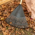 Expert Gardener 30-inch Wood and Poly Leaf Rake - Walmart.com