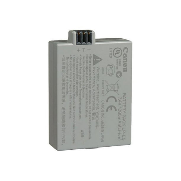 Canon LPE5 Camera battery LiIon for Canon LCE5E; EOS 1000, 450