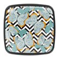 thumbnail image 1 of 4 Pcs Square Cabinet Handle Cupboard Knob Drawer Pulls Handle Gray-blue Butterflies Wings Drawer Knobs with Screws Furniture Decoration, 1 of 5