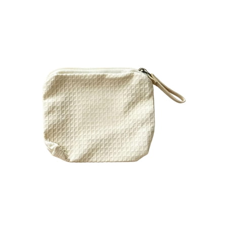 Leodye 1PCS Solid Color Mini Zipper Pouch C… product image