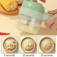 thumbnail image 4 of Cortadores de verduras automáticos multifuncionales Usb Cocina Machacar Ajo Cebolla Pimienta, Kaili Sencillez, 4 of 5