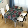 thumbnail image 4 of Yayeee Tablecloths 60" x 90" Rectangle Wrinkle Resistant Party Table Cover, Christmas Holly Leaves, 4 of 8