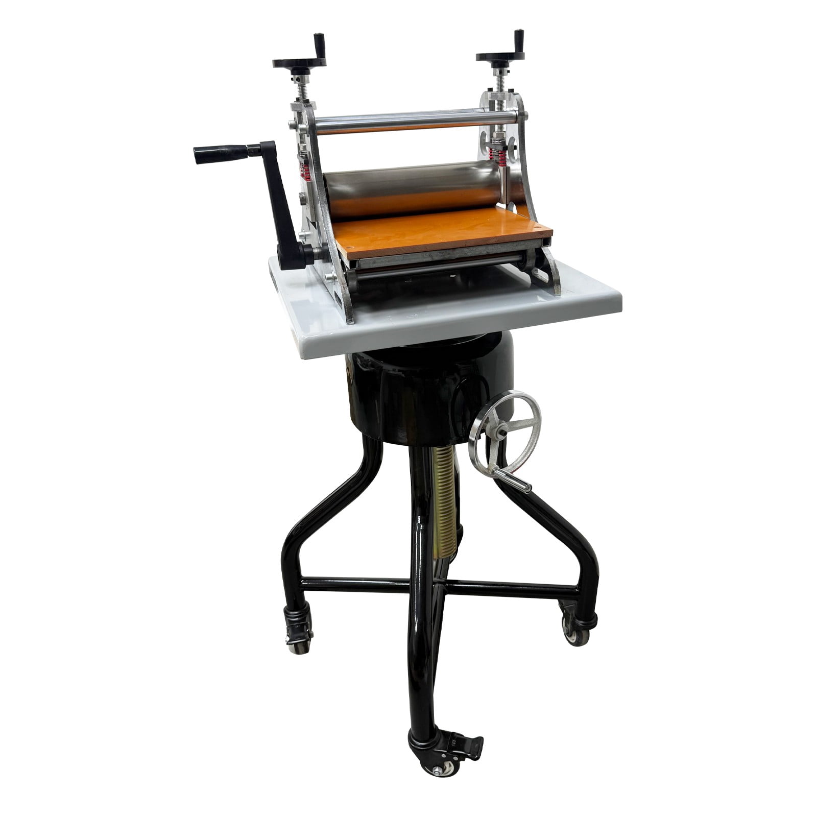2in1 Sculpture Turntable and Printmaking Machine 360°Rotating Clay Wheel Engraving Machine