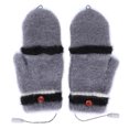 thumbnail image 2 of Mitaines Chauffantes Sans Doigts USB Double Face pour Ordinateur Portable pour l'Hiver, 2 of 8