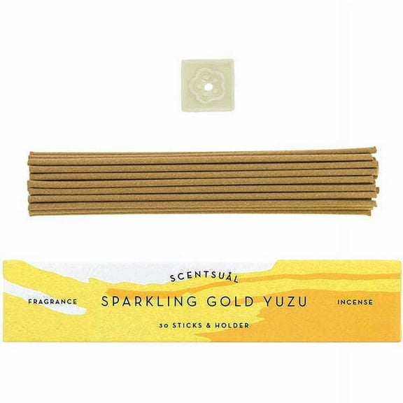 Scentsual Sparkling Gold Yuzu Incense by Nippon Kodo - 30 Sticks