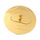 thumbnail image 5 of Cubierta para velas, pantallas para velas, aleación de zinc, tapa para velas, cubierta para tarro de velas 63mm Oro, 5 of 9