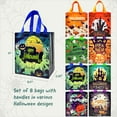 thumbnail image 2 of Wrapables Non-Woven Reusable Halloween Trick or Treat Bags with Handles for Parties, Gifts, Candy and Treats (Set of 8), Assorted, 2 of 4