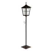 Melrose 3.5' Vintage Style Lantern with Wreath Holder