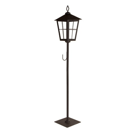 Melrose 3.5' Vintage Style Lantern with Wreath Holder
