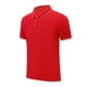 thumbnail image 4 of Camiseta de Manga Corta, Botón Casual Turndown Pullover T-Shirt Top de Color Sólido Hecho de Poliéster para Hombres de Verano de Uso Diario, Mangas de Mano para Hombres, 4 of 4