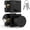 Matte Black, variant on Mega Handles | Suana Door Knob and Deadbolt Combo | Satin Brass