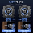 thumbnail image 4 of Llave de Impacto Inalámbrica Protmex 21V 900 lb-pie Sin Escobillas, 4 of 8